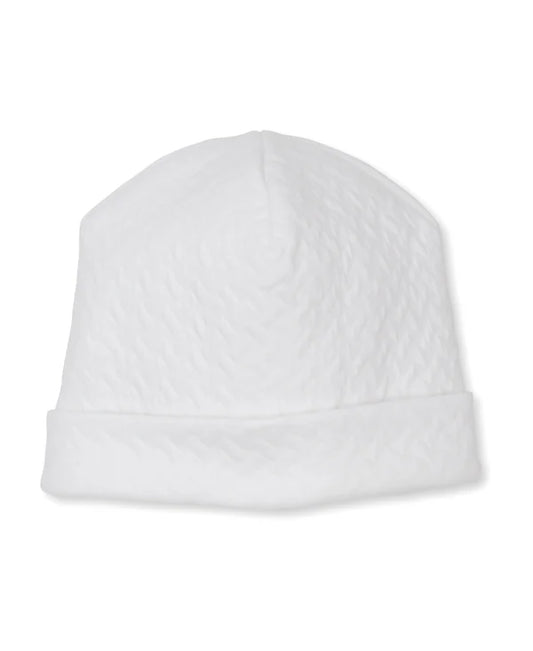 Kissy Jacquard Hat-White