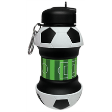 Iscream Soccer Collapsible Water Bottle