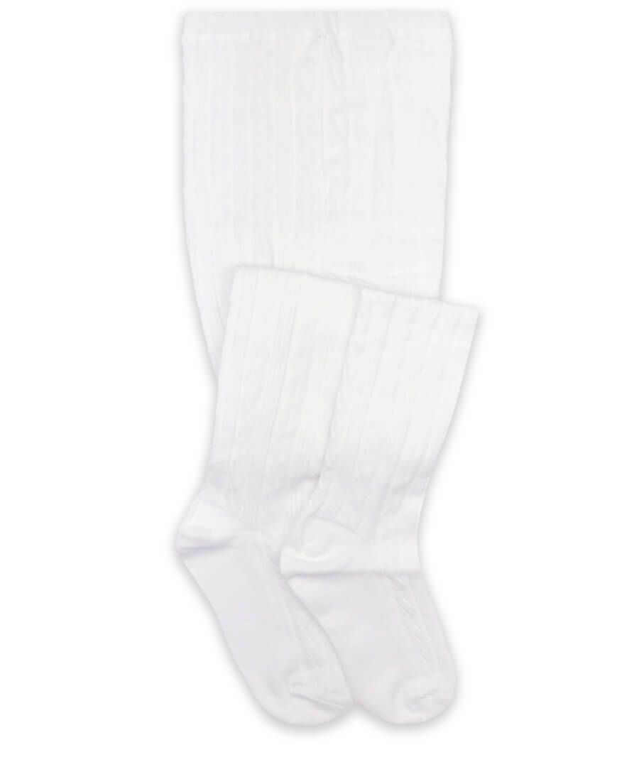 Jefferies White Cable Tights