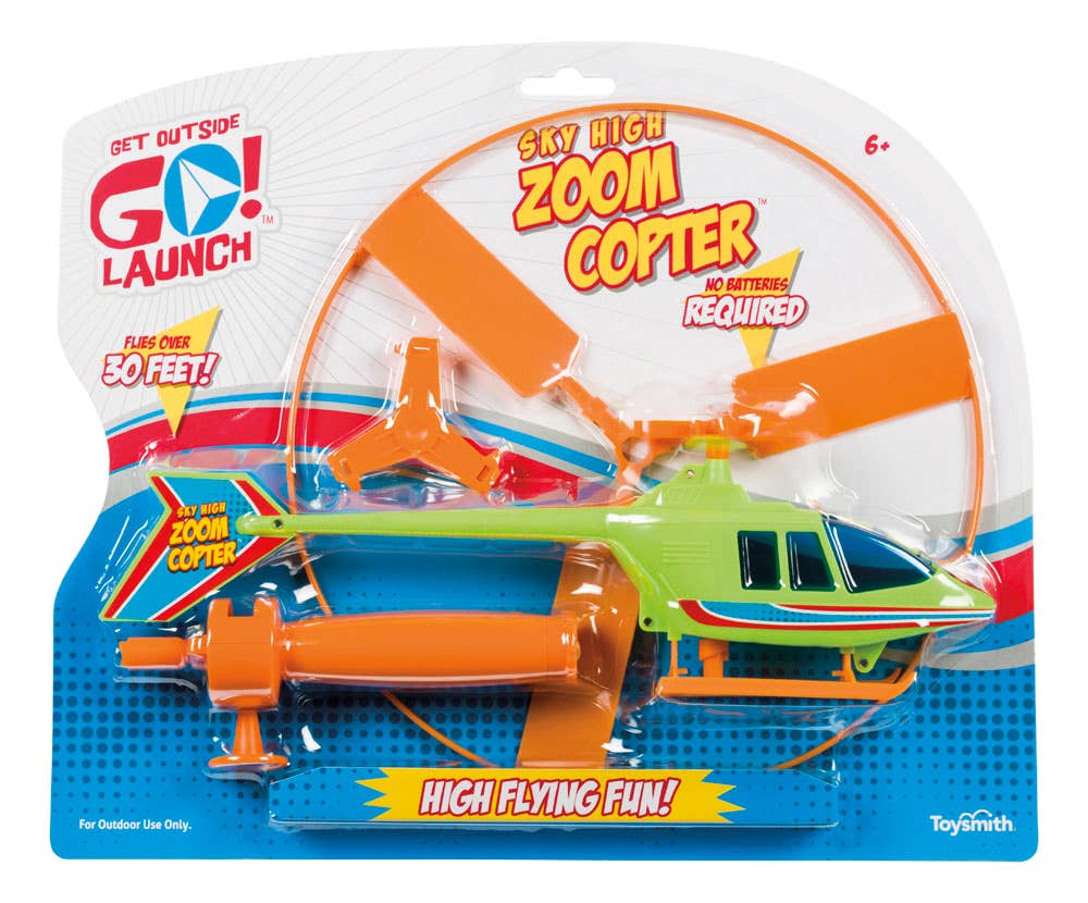 Toysmith GO! Launch Sky Zoom Copter