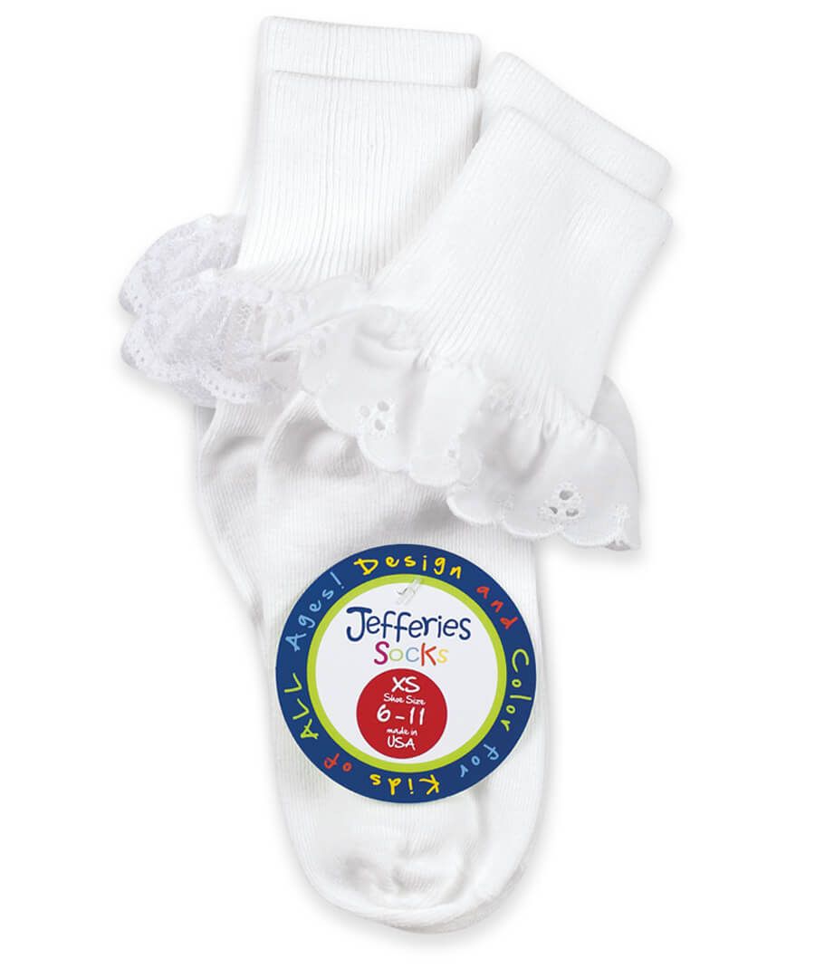 Jefferies 2-Pack Lace Socks