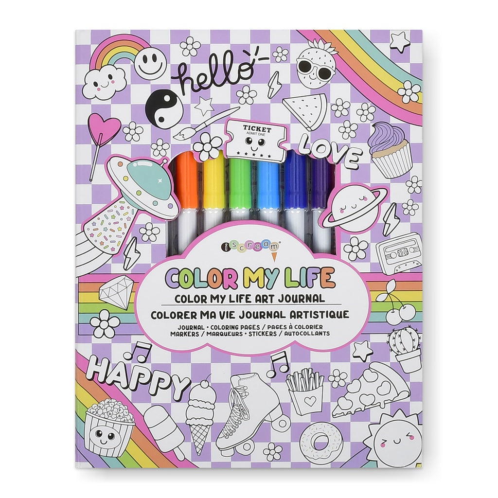 Iscream Color My Life Art Journal