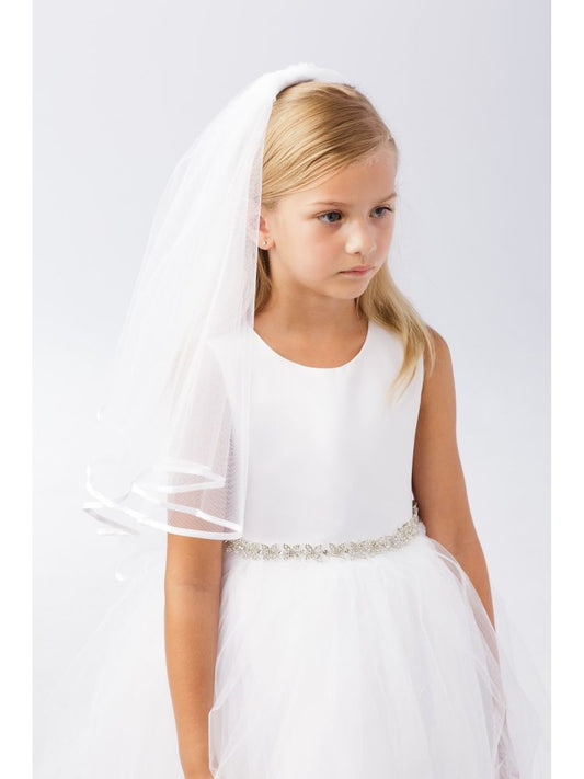 Tip Top Kids Satin Biased Edge Veil