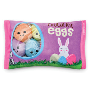 Iscream Choc. Easter Egg Buddies Fleece Plush