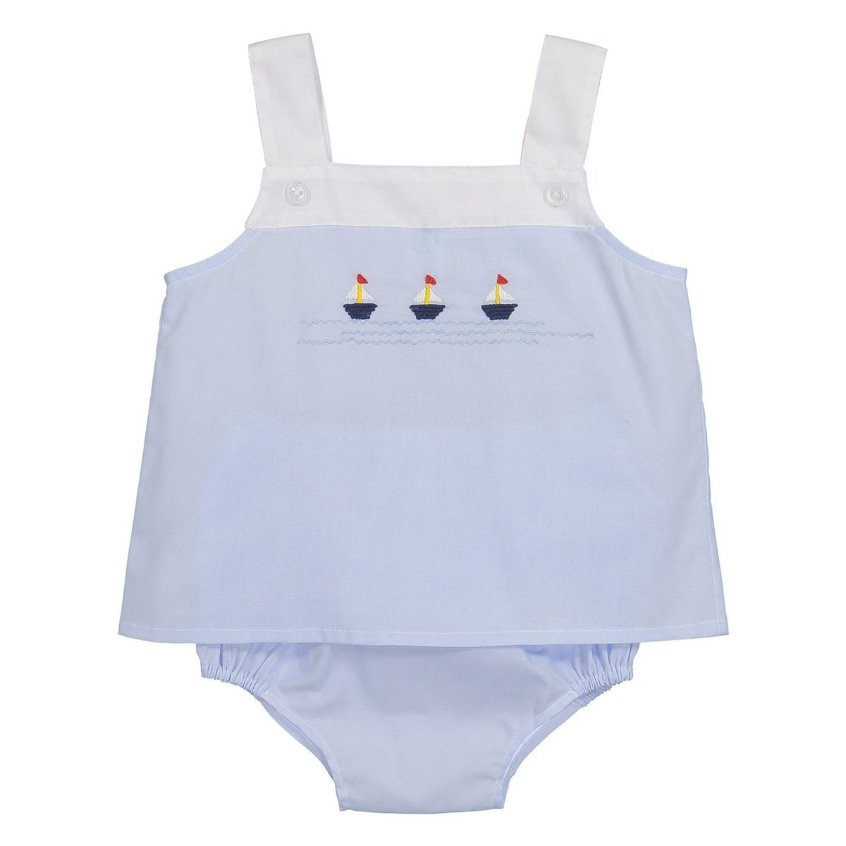 Feltman Sailboat Buttoned Diaper Set