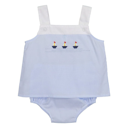 Feltman Sailboat Buttoned Diaper Set