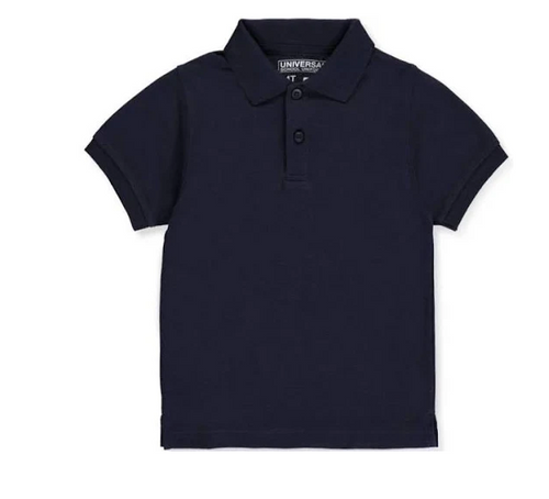Universal Solid Polo Shirt Navy