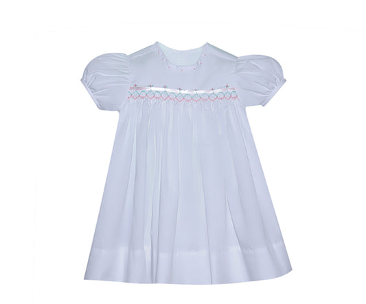 RN Frances White Ribbon Dress