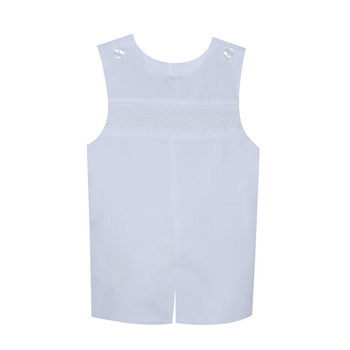 RN Graham Smocked Shortall-White