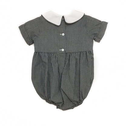 Banbury Black Gingham Football Player Bubble