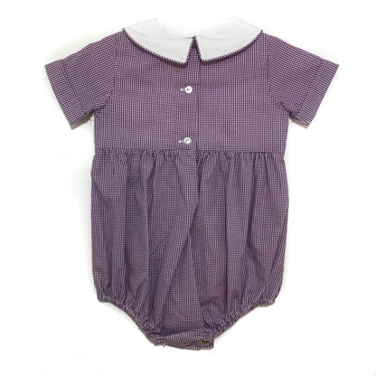 Banbury Purple Gingham Football Bubble