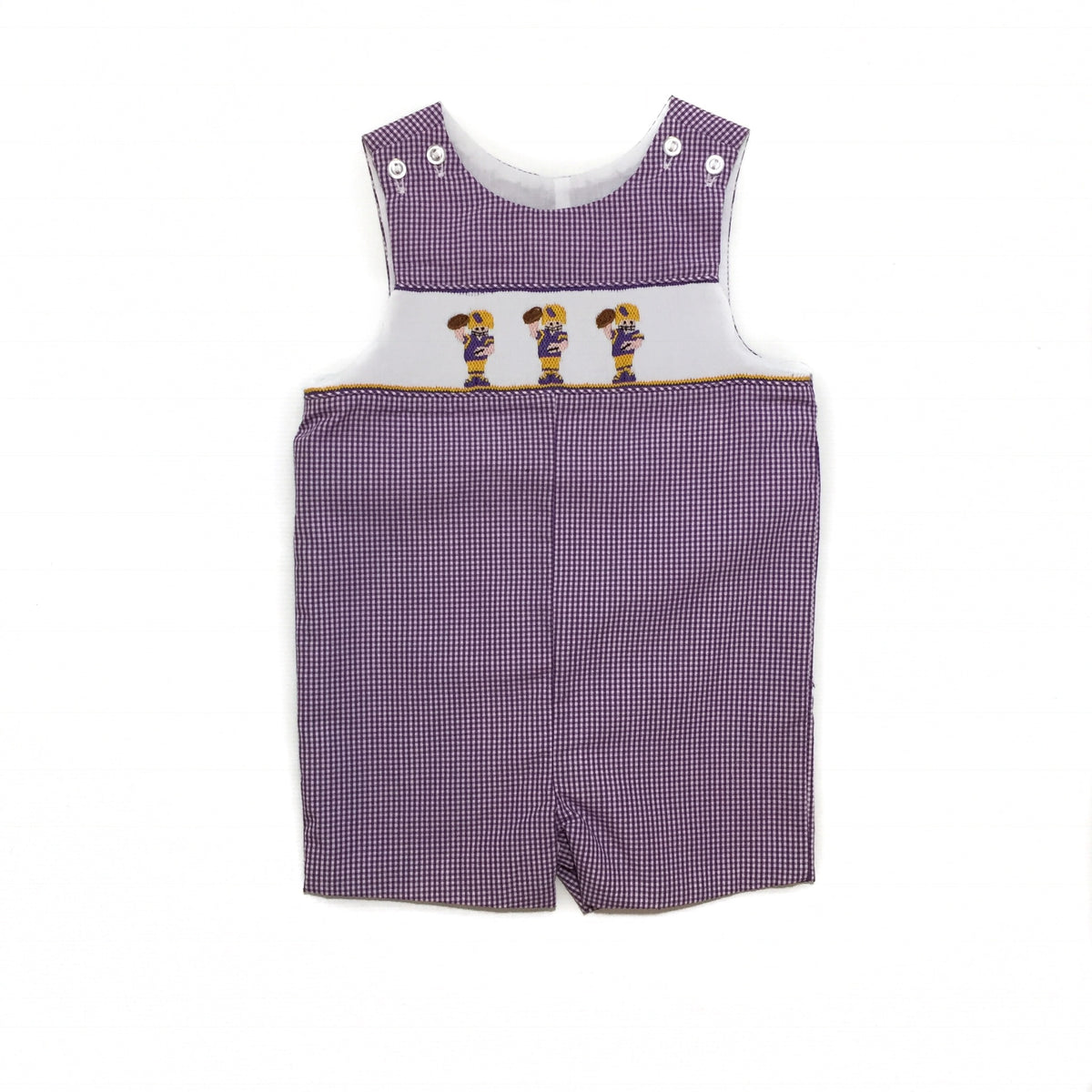 Banbury Purple Gingham Football Shortall