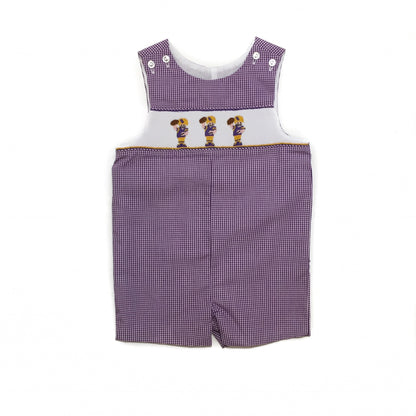 Banbury Purple Gingham Football Shortall