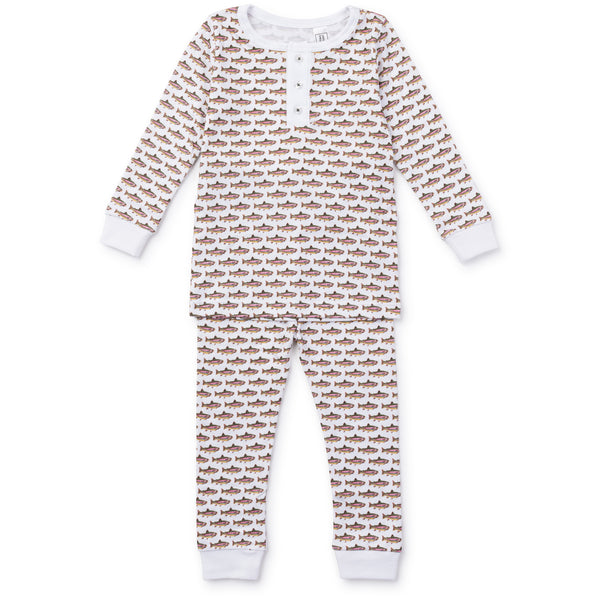Lila & Hayes Jack Pajama Set-Rainbow Trout