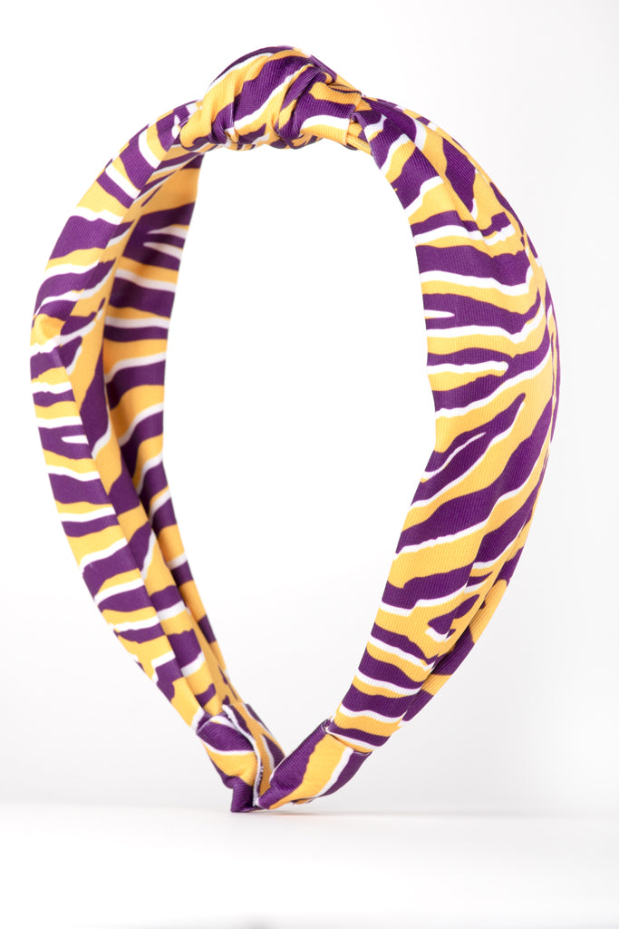 Azarhia Tiger Top Knot Headband