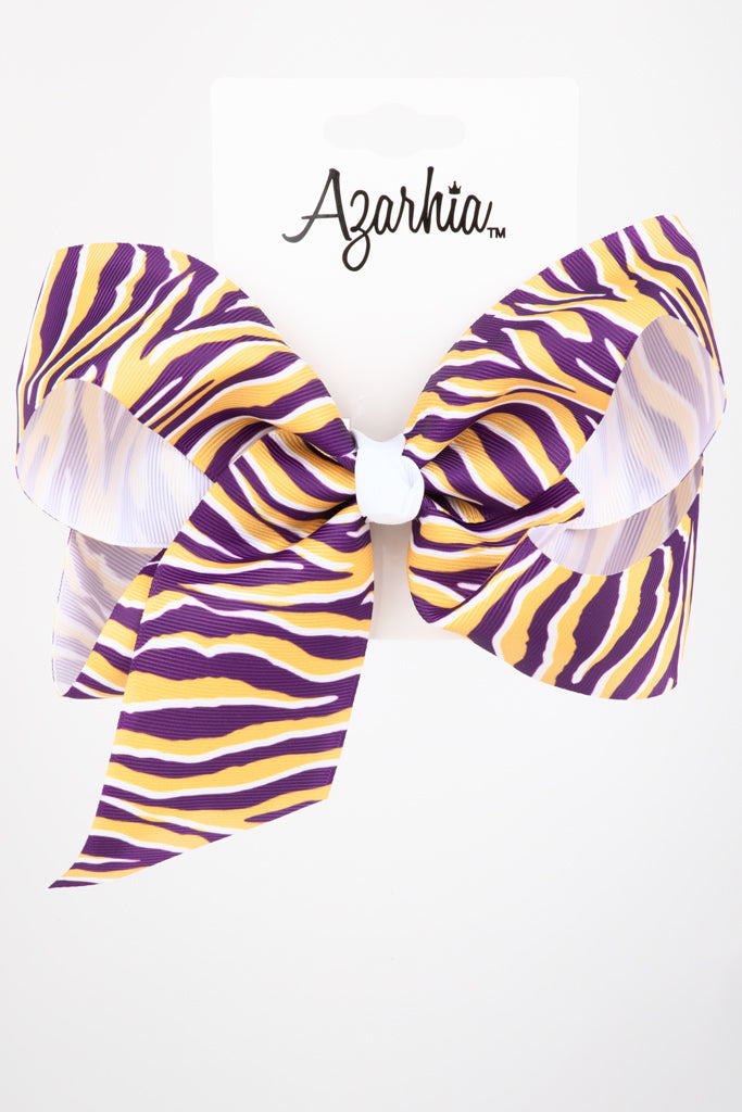 Azarhia Tiger Print Bow