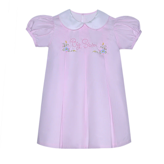 RN Reese Big Sister Dress-Pink