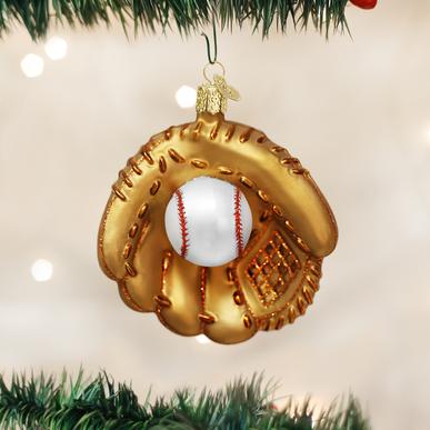 Old World Christmas Baseball Glove Ornament