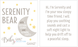 Ganz 14" Serenity Sound/Light Bear