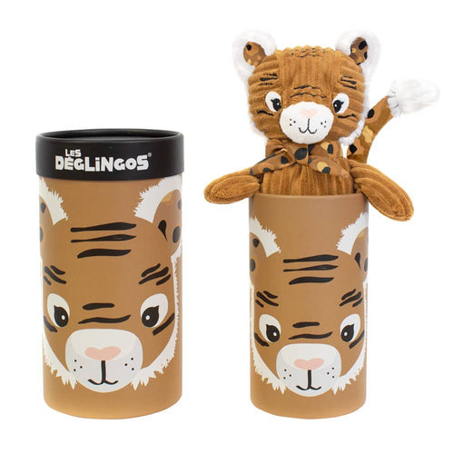 Les Deglingos Big Simply Plush Tiger w/ Box