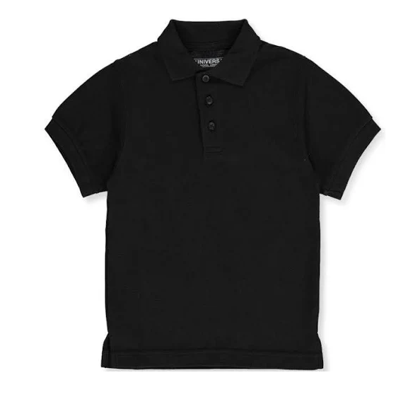Universal Solid Polo Shirt Black