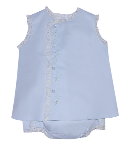 Baby Sen Blue Blanche Diaper Set