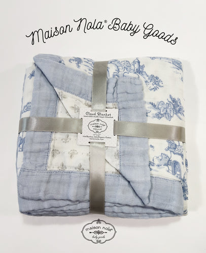 Maison Nola Blue Cloud Blanket