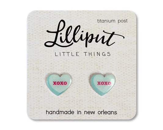 Lilliput Conversation Heart Earrings