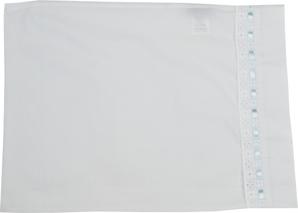 Lullaby Set Blue Ribbon Heirloom Pillow Case