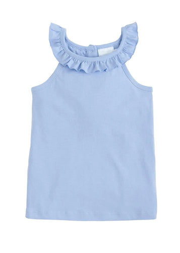 LE Light Blue Ruffle Tank