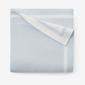 Elegant Baby Blue Tuxedo Stripe Blanket