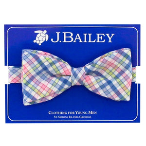 J. Bailey Blythe Pink/Blue Bow Tie