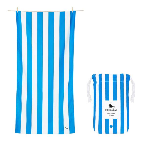 Dock & Bay Bondi Blue Cabana Towel