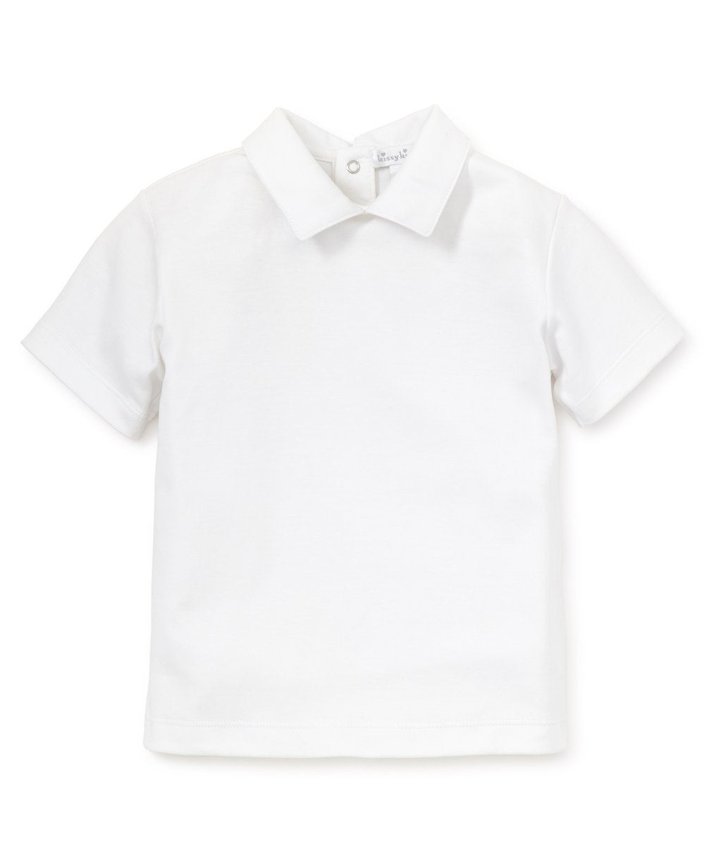 Kissy Kissy S/S Knit Shirt with Collar