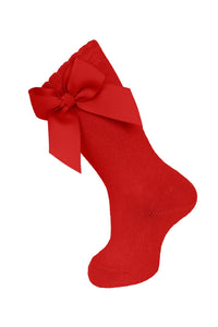 Knee Sock with Grosgrain side bow
