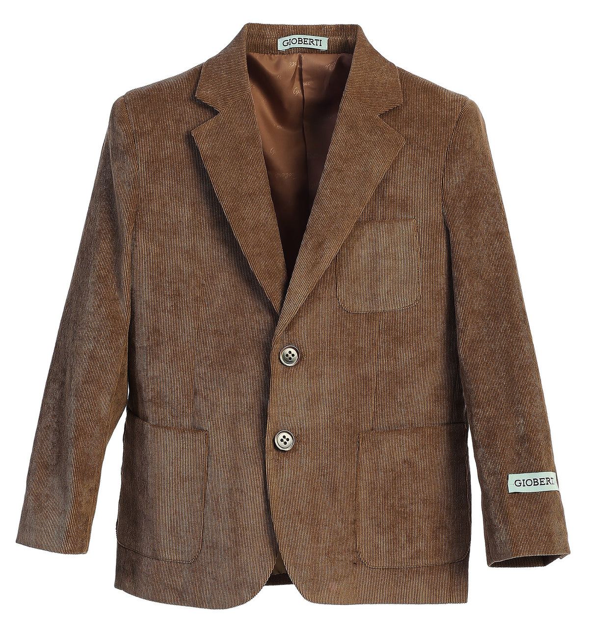 Gioberti Camel Corduroy Blazer
