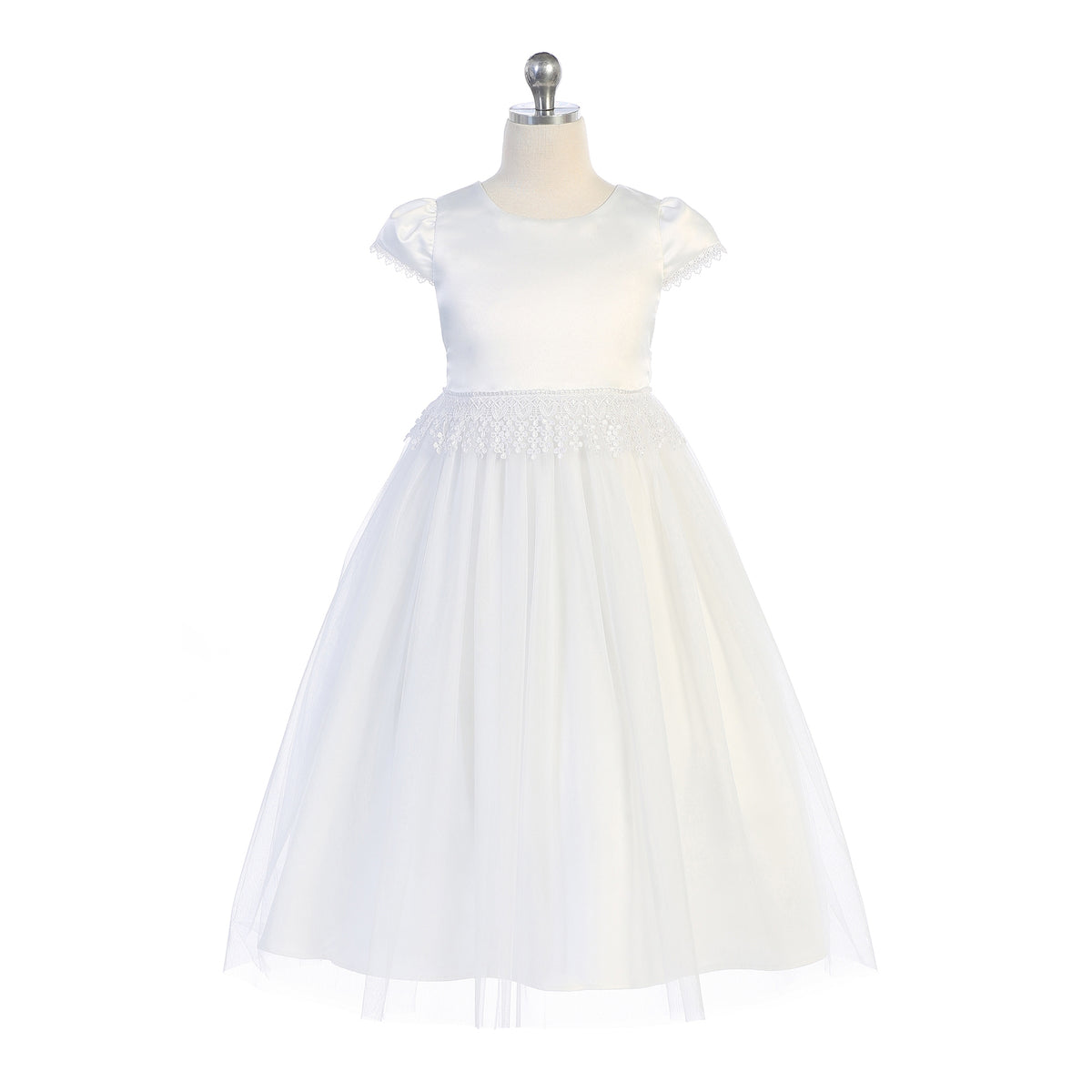 Kid's Dream Chandelier Trim Dress