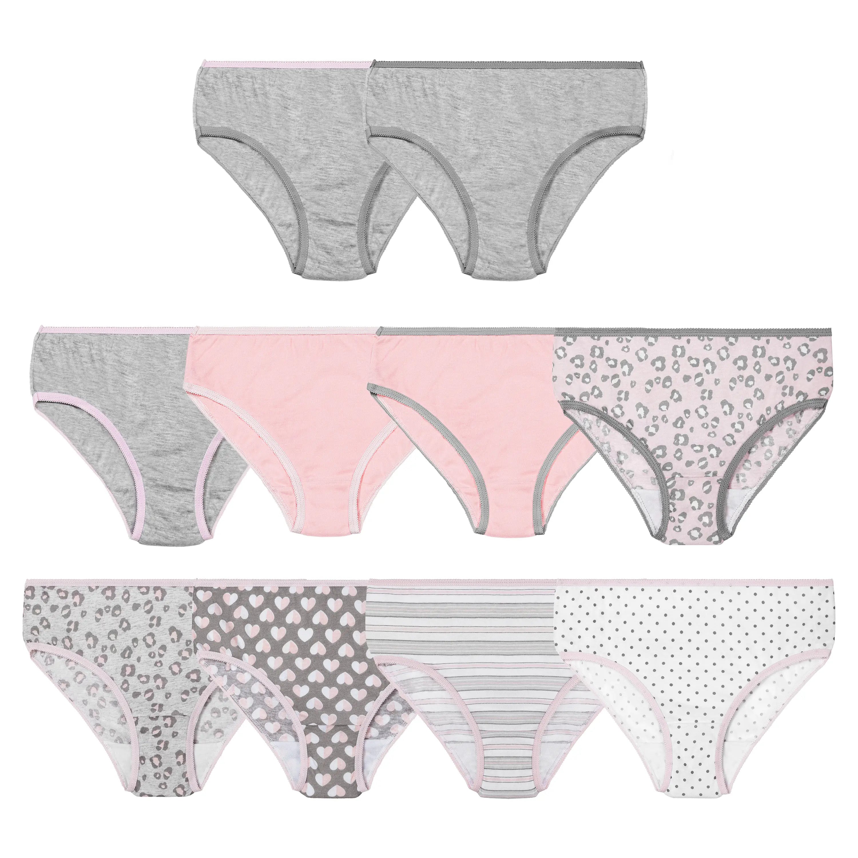 Jessica Simpson 10 pk. Panties-Cheetah Grey – banburycrosskids