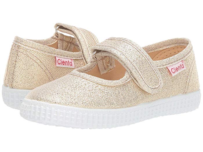 Cienta Shimmer Gold Mary Jane