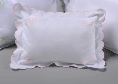 Boutross Sham/Pillow- Scallop w/ Bows