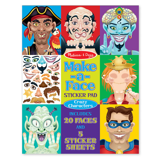 M&D Make a Face Crazy Character Book