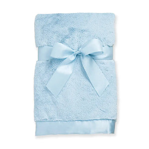 Silky Soft Crib Blanket-Blue