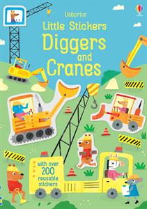Little Stickers Diggers/Cranes Book
