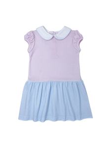 Lullaby Set Blue/Pink Gingham Dolly Dress