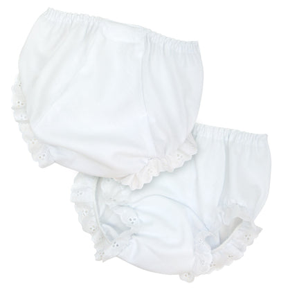 New ICM Double Seat Panty-White