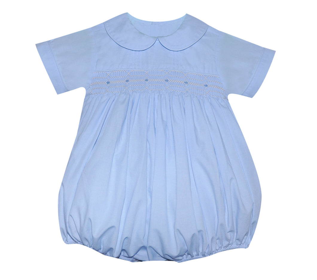 RN Blue Finley Smocked Bubble