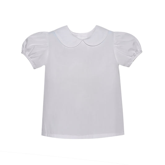 RN White S/S Blouse