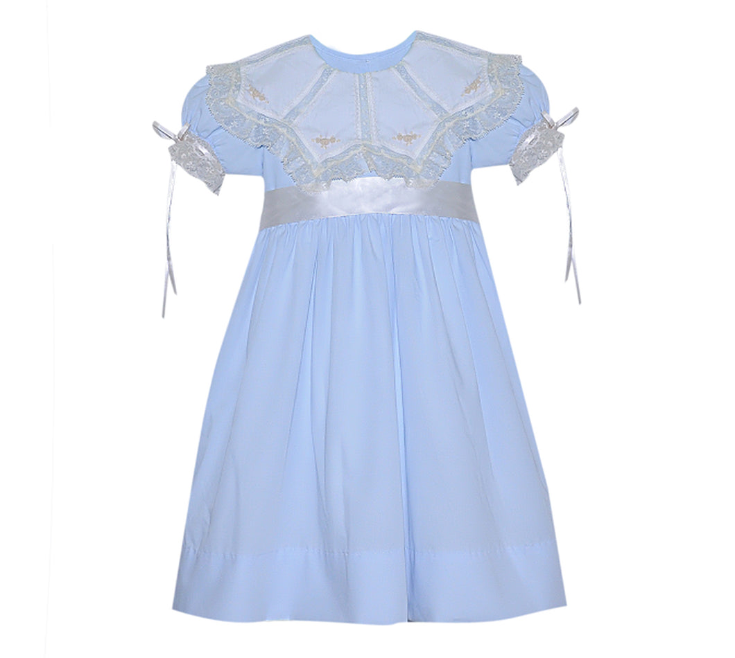 P&R Gracie Mae Girls Blue Dress