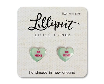Lilliput Conversation Heart Earrings