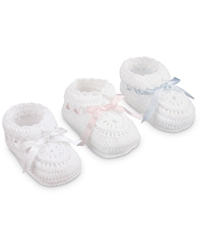 Jefferies Hand Crochet Booties